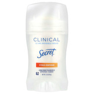 <img alt="Secret, Clinical, 72 Hr Invisible Solid, Antiperspirant-Deodorant, Stress Response, 1.6 oz (45 g)" title="Secret, Clinical, 72 Hr Invisible Solid, Antiperspirant-Deodorant, Stress Response, 1.6 oz (45 g),037000921745"