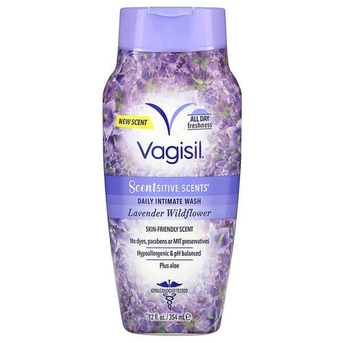 <img alt="Vagisil, Scentsitive Scents, Daily Intimate Wash, Lavender Wildflower, 12 fl oz (354 ml)" title="Vagisil, Scentsitive Scents, Daily Intimate Wash, Lavender Wildflower, 12 fl oz (354 ml),011509060297"