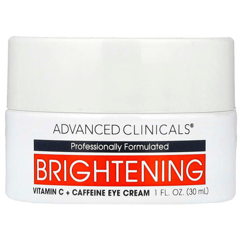 <img alt="Advanced Clinicals, Brightening Vitamin C + Caffeine Eye Cream , 1 fl oz (30 ml)" title="Advanced Clinicals, Brightening Vitamin C + Caffeine Eye Cream , 1 fl oz (30 ml),810141911253"