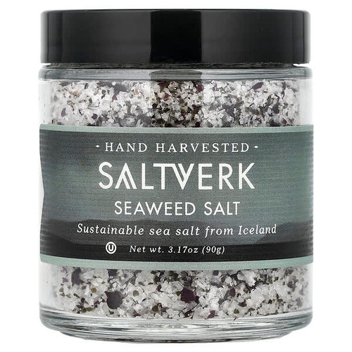 <img alt="Saltverk, Seaweed Salt, 3.17 oz (90 g)" title="Saltverk, Seaweed Salt, 3.17 oz (90 g),5694230174270"