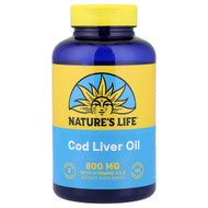<img alt="Natures Life, Cod Liver Oil With Vitamins A & D, 180 Softgels" title="Natures Life, Cod Liver Oil With Vitamins A & D, 180 Softgels,040647004740"