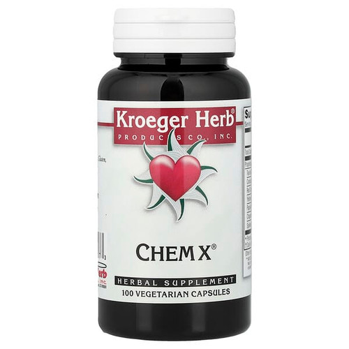 <img alt="Kroeger Herb Co, Chem X, 100 Vegetarian Capsules" title="Kroeger Herb Co, Chem X, 100 Vegetarian Capsules,696916100073"