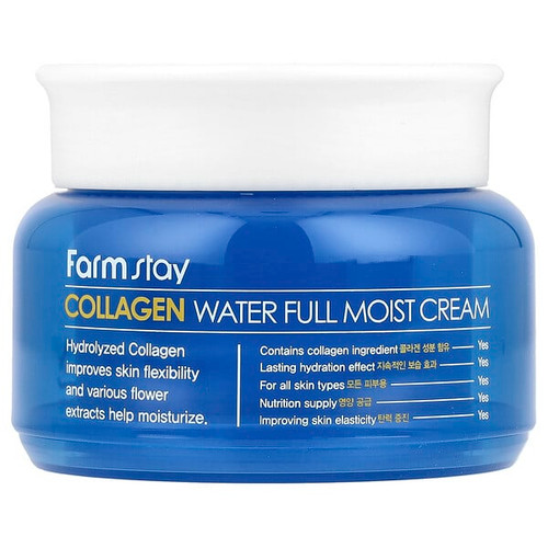 <img alt="Farmstay, Collagen Water Full Moist Cream, For All Skin Types, 3.52 oz (100 g)" title="Farmstay, Collagen Water Full Moist Cream, For All Skin Types, 3.52 oz (100 g),8802221001338"