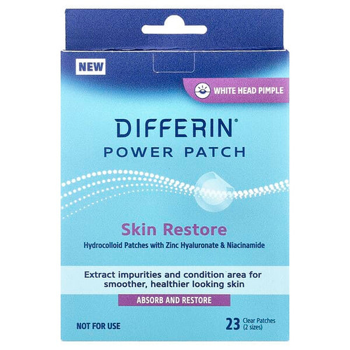 <img alt="Differin, Power Patch, Skin Restore , 23 Clear Patches" title="Differin, Power Patch, Skin Restore , 23 Clear Patches,302990853612"