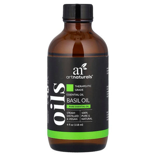 <img alt="artnaturals, Essential Oil, Basil, 4 fl oz (118 ml)" title="artnaturals, Essential Oil, Basil, 4 fl oz (118 ml),810029804127"