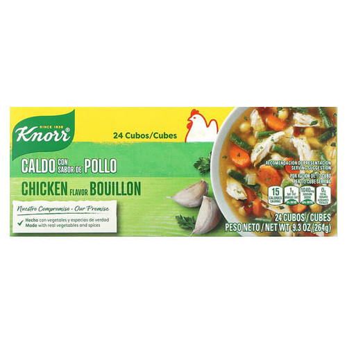 <img alt="3 PACK of Knorr, Chicken Flavor Bouillon , 24 Cubes, 9.3 oz (264 g)" title="3 PACK of Knorr, Chicken Flavor Bouillon , 24 Cubes, 9.3 oz (264 g),048001219885"