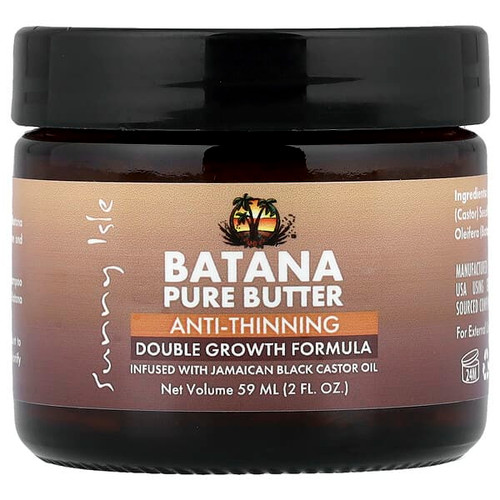 <img alt="Sunny Isle, Batana Pure Butter, Anti-Thinning, 2 fl oz (59 ml)" title="Sunny Isle, Batana Pure Butter, Anti-Thinning, 2 fl oz (59 ml),850054732675"
