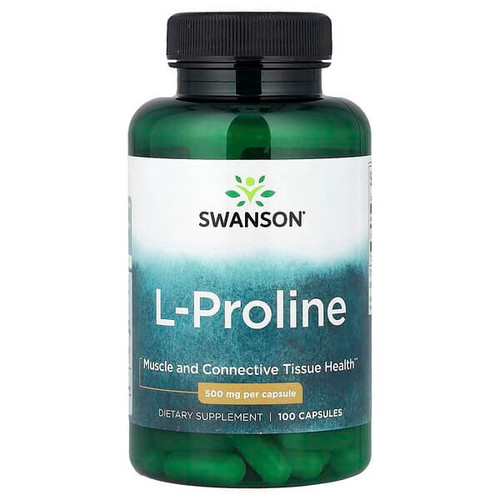 <img alt="Swanson Vitamins, L-Proline, 500 mg, 100 Capsules" title="Swanson Vitamins, L-Proline, 500 mg, 100 Capsules,087614110288"