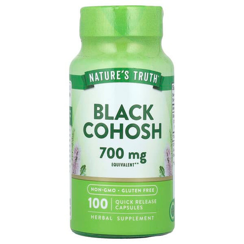 <img alt="Natures Truth, Black Cohosh, 700 mg, 100 Quick Release Capsules" title="Natures Truth, Black Cohosh, 700 mg, 100 Quick Release Capsules,840093105004"