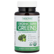 <img alt="Healths Harmony, Organic Super Greens, 60 Tablets" title="Healths Harmony, Organic Super Greens, 60 Tablets,810148710163"