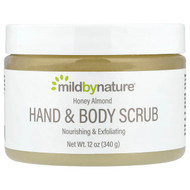 <img alt="Mild By Nature, Hand & Body Scrub, Honey Almond, 12 oz (340 g)" title="Mild By Nature, Hand & Body Scrub, Honey Almond, 12 oz (340 g),898220100255"