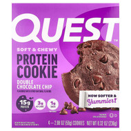 <img alt="Quest Nutrition, Protein Cookie, Double Chocolate Chip, 4 Cookies, 2.08 oz (59 g) Each" title="Quest Nutrition, Protein Cookie, Double Chocolate Chip, 4 Cookies, 2.08 oz (59 g) Each,888849006106"