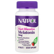 <img alt="Natrol, Melatonin, Fast Dissolve, Strawberry, 5 mg, 90 Tablets" title="Natrol, Melatonin, Fast Dissolve, Strawberry, 5 mg, 90 Tablets,047469058654"