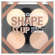 <img alt="3 PACK of L.A. Colors, Sculpt + Contour, 4-Color Contour Palette, CFP638 Shape It Up, 0.49 oz (14 g)" title="3 PACK of L.A. Colors, Sculpt + Contour, 4-Color Contour Palette, CFP638 Shape It Up, 0.49 oz (14 g),081555756383"