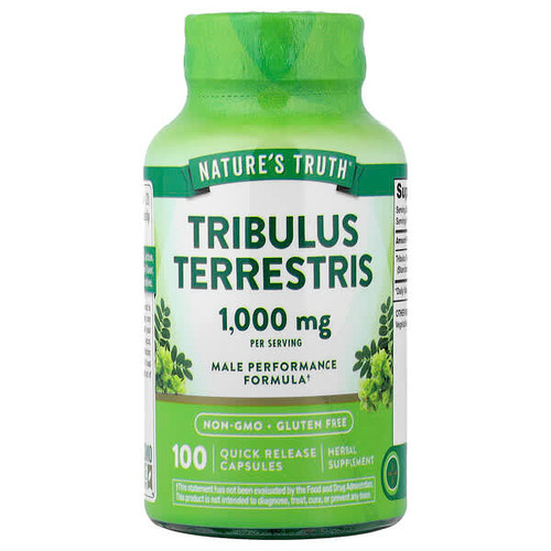 <img alt="Natures Truth, Tribulus Terrestris, 100 Quick Release Capsules (500 mg per Capsule)" title="Natures Truth, Tribulus Terrestris, 100 Quick Release Capsules (500 mg per Capsule),840093113184"