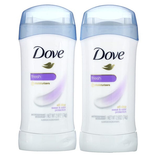 <img alt="Dove, Antiperspirant Deodorant, Fresh, 2 Pack, 2.6 oz (74 g) Each" title="Dove, Antiperspirant Deodorant, Fresh, 2 Pack, 2.6 oz (74 g) Each,079400511706"