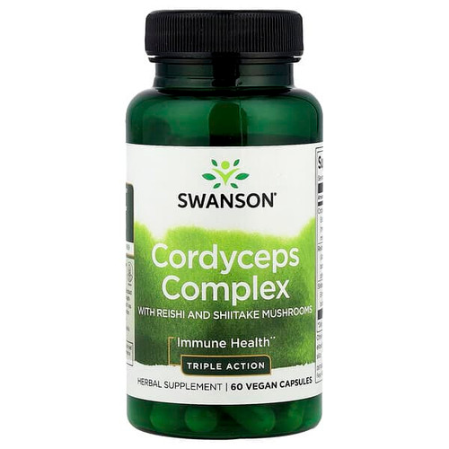 <img alt="Swanson Vitamins, Cordyceps Complex with Reishi and Shiitake Mushrooms, 60 Vegan Capsules" title="Swanson Vitamins, Cordyceps Complex with Reishi and Shiitake Mushrooms, 60 Vegan Capsules,087614142319"