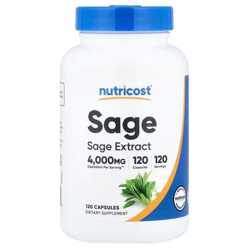 <img alt="Nutricost, Sage, 120 Capsules (400 mg per Capsule)" title="Nutricost, Sage, 120 Capsules (400 mg per Capsule),810139576501"