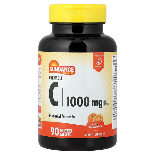 <img alt="Sundance Vitamins, Chewable C, Natural Orange, 90 Chewable Tablets (500 mg per Tablet)" title="Sundance Vitamins, Chewable C, Natural Orange, 90 Chewable Tablets (500 mg per Tablet),840093103246"