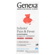 <img alt="Genexa, Infants Pain & Fever, Organic Blueberry, 160 mg, 2 fl oz (59 ml)" title="Genexa, Infants Pain & Fever, Organic Blueberry, 160 mg, 2 fl oz (59 ml),857630006885"