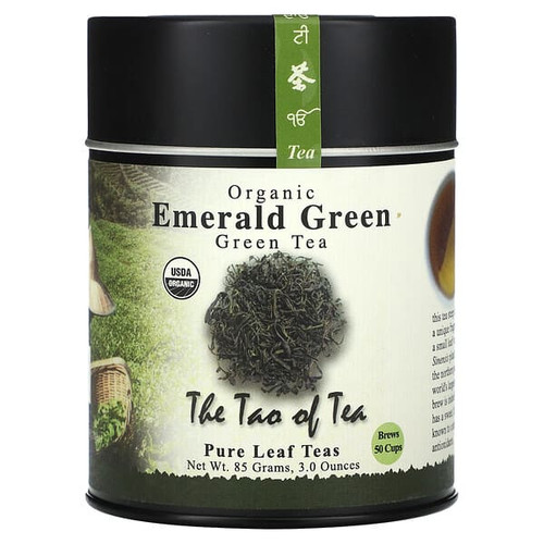 <img alt="The Tao of Tea, Organic Green Tea, Emerald Green , 3 oz (85 g)" title="The Tao of Tea, Organic Green Tea, Emerald Green , 3 oz (85 g),689951310552"