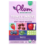 <img alt="3 PACK of Plum Organics, Teensy Snacks with Puffed Quinoa, Soft Fruit Snacks, 18+ Months, Berry, 5 Packs, 0.35 oz (10 g) Each" title="3 PACK of Plum Organics, Teensy Snacks with Puffed Quinoa, Soft Fruit Snacks, 18+ Months, Berry, 5 Packs, 0.35 oz (10 g) Each,846675014047"