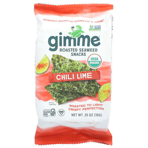 <img alt="3 PACK of gimMe, Roasted Seaweed Snacks, Chili Lime, 0.35 oz (10 g)" title="3 PACK of gimMe, Roasted Seaweed Snacks, Chili Lime, 0.35 oz (10 g),850023446503"