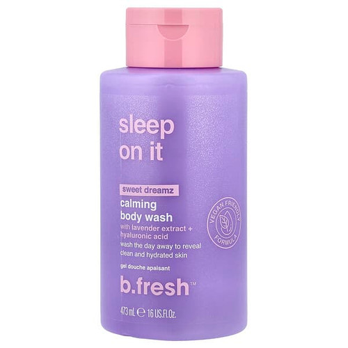 <img alt="b.fresh, Sleep On It, Calming Body Wash, Sweet Dreamz, 16 fl oz (473 ml)" title="b.fresh, Sleep On It, Calming Body Wash, Sweet Dreamz, 16 fl oz (473 ml),9347108052151"