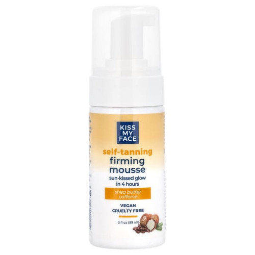 <img alt="Kiss My Face, Self Tanning Firming Mousse, Shea Butter Caffeine, 3 fl oz (89 ml)" title="Kiss My Face, Self Tanning Firming Mousse, Shea Butter Caffeine, 3 fl oz (89 ml),035046126308"