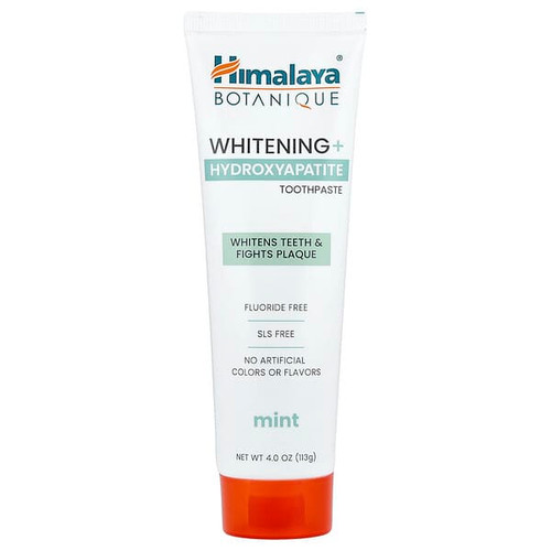 <img alt="Himalaya, Whitening + Hydroxyapatite Toothpaste, Mint, 4 oz (113 g)" title="Himalaya, Whitening + Hydroxyapatite Toothpaste, Mint, 4 oz (113 g),605069991469"