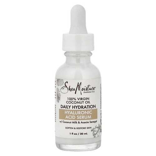 <img alt="SheaMoisture, 100% Virgin Coconut Oil, Daily Hydration, Hyaluronic Acid Serum, 1 fl oz (30 ml)" title="SheaMoisture, 100% Virgin Coconut Oil, Daily Hydration, Hyaluronic Acid Serum, 1 fl oz (30 ml),764302016632"