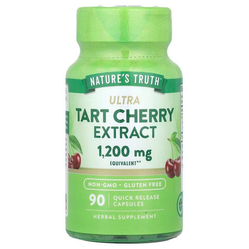 <img alt="Natures Truth, Ultra Tart Cherry Extract, 1,200 mg, 90 Quick Release Capsules" title="Natures Truth, Ultra Tart Cherry Extract, 1,200 mg, 90 Quick Release Capsules,840093100818"