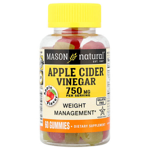 <img alt="Mason Natural, Apple Cider Vinegar Gummies, Apple, 60 Gummies" title="Mason Natural, Apple Cider Vinegar Gummies, Apple, 60 Gummies,311845183453"