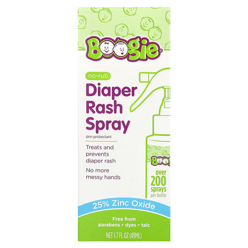 <img alt="Boogie Wipes, No-Rub Diaper Rash Spray , 1.7 fl oz (49 ml)" title="Boogie Wipes, No-Rub Diaper Rash Spray , 1.7 fl oz (49 ml),816167012004"