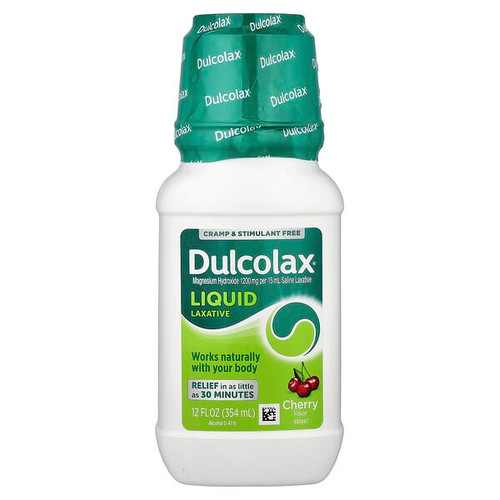 <img alt="Dulcolax, Liquid Laxative, Cherry, 12 fl oz (354 ml)" title="Dulcolax, Liquid Laxative, Cherry, 12 fl oz (354 ml),681421029100"