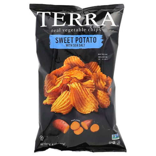 <img alt="3 PACK of Terra, Real Vegetable Chips, Sweet Potato With Sea Salt, 6.8 oz (192 g)" title="3 PACK of Terra, Real Vegetable Chips, Sweet Potato With Sea Salt, 6.8 oz (192 g),728229124986"