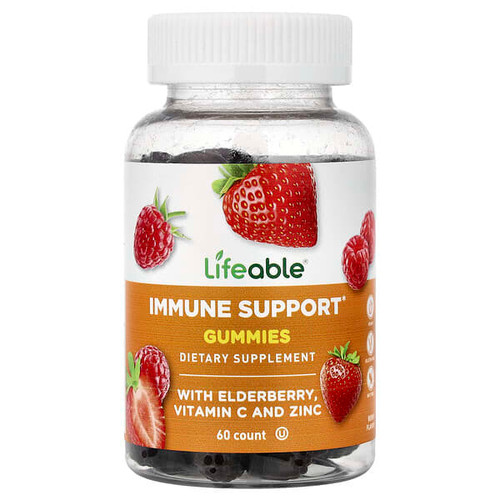 <img alt="Lifeable, Immune Support Gummies with Elderberry, Vitamin C and Zinc, Berry, 60 Gummies" title="Lifeable, Immune Support Gummies with Elderberry, Vitamin C and Zinc, Berry, 60 Gummies,810102730619"