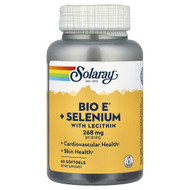 <img alt="Solaray, Bio E + Selenium with Lecithin, 60 Softgels" title="Solaray, Bio E + Selenium with Lecithin, 60 Softgels,076280041682"