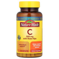 <img alt="Nature Made, Vitamin C with Rose Hips, 500 mg, 130 Caplets" title="Nature Made, Vitamin C with Rose Hips, 500 mg, 130 Caplets,031604112592"