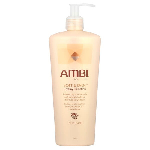 <img alt="AMBI, Soft & Even Creamy Oil Lotion, 12 fl oz (354 ml)" title="AMBI, Soft & Even Creamy Oil Lotion, 12 fl oz (354 ml),850004234044"
