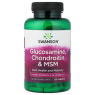 <img alt="Swanson Vitamins, Glucosamine, Chondroitin & MSM, 120 Tablets" title="Swanson Vitamins, Glucosamine, Chondroitin & MSM, 120 Tablets,087614110097"