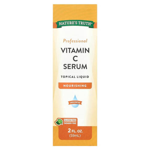 <img alt="Natures Truth, Vitamin C Serum, Topical Liquid, Unscented, 2 fl oz (59 ml)" title="Natures Truth, Vitamin C Serum, Topical Liquid, Unscented, 2 fl oz (59 ml),840093107633"