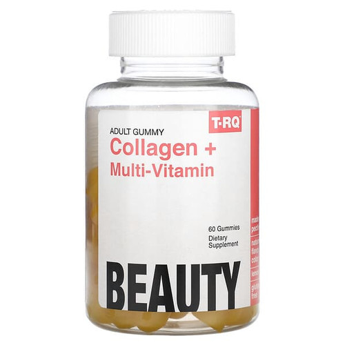 <img alt="T-RQ, Adult Gummy, Collagen + Multi-Vitamin, Lemon, 60 Gummies" title="T-RQ, Adult Gummy, Collagen + Multi-Vitamin, Lemon, 60 Gummies,835776001414"