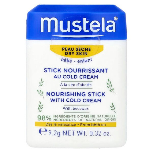 <img alt="Mustela, Nourishing Stick with Cold Cream, Dry Skin, 0.32 oz (9.2 g)" title="Mustela, Nourishing Stick with Cold Cream, Dry Skin, 0.32 oz (9.2 g),3504105045616"