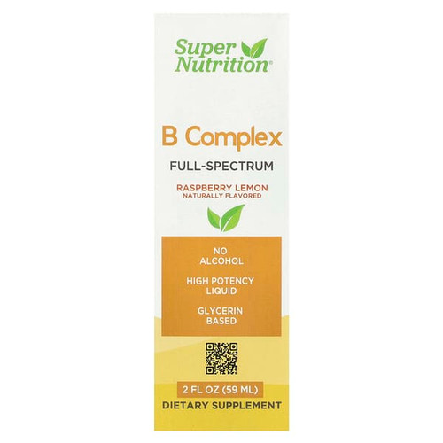<img alt="Super Nutrition, B Complex Full Spectrum with Vitamin B12, Pantothenic Acid, Biotin, and Niacin, Raspberry Lemon, 2 fl oz (59 ml)" title="Super Nutrition, B Complex Full Spectrum with Vitamin B12, Pantothenic Acid, Biotin, and Niacin, Raspberry Lemon, 2 fl oz (59 ml),898220021987"