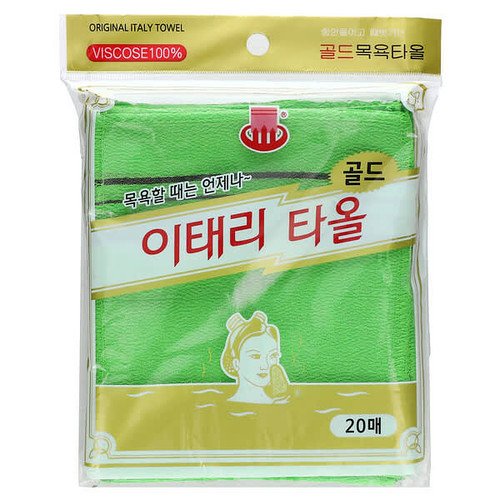 <img alt="Goldsangsa, Exfoliating Towel, Green, 20 Count" title="Goldsangsa, Exfoliating Towel, Green, 20 Count,8801941000423"