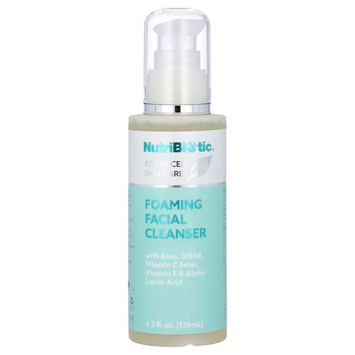 <img alt="NutriBiotic, Advanced Skin Care, Foaming Facial Cleanser, 4.2 fl oz (125 ml)" title="NutriBiotic, Advanced Skin Care, Foaming Facial Cleanser, 4.2 fl oz (125 ml),728177010966"