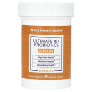 <img alt="The Vitamin Shoppe, Ultimate 10+ Probiotics, 20 Billion CFU, 30 Vegetable Capsules" title="The Vitamin Shoppe, Ultimate 10+ Probiotics, 20 Billion CFU, 30 Vegetable Capsules,766536038183"