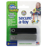 <img alt="3 PACK of Baby Buddy, Secure-A-Toy, 4+ Months, Black-Gray, 2 Straps" title="3 PACK of Baby Buddy, Secure-A-Toy, 4+ Months, Black-Gray, 2 Straps,047414011574"