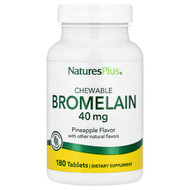 <img alt="NaturesPlus, Chewable Bromelain, Pineapple, 40 mg, 180 Tablets" title="NaturesPlus, Chewable Bromelain, Pineapple, 40 mg, 180 Tablets,097467044005"